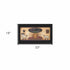Primitive And Antiques Shelves Black Framed Print Wall Art