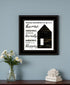 A Blessing 2 Black Framed Print Wall Art