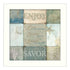Live in the Sunshine 1 White Framed Print Wall Art