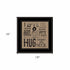Hugs Around the Neck 2 Black Framed Print Wall Art