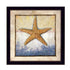 Starfish Black Framed Print Wall Art