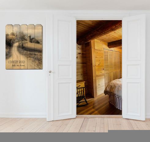 Country Road Take Me Home Unframed Print Wall Art