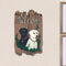 13" X 8" Brown Black And Yellow Dog Welcome Polyresin Wall Decor