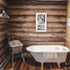 Soak Your Cares Away 1 White Framed Print Bathroom Wall Art