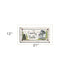 Country Bath 1 White Framed Print Bathroom Wall Art