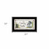 Country Bath 2 Black Framed Print Bathroom Wall Art