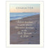 Character 4 White Framed Print Wall Art