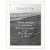 Character 6 White Framed Print Wall Art