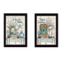 Set Of Two Home Sweet Home 1 Black Framed Wall Art