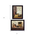 Set Of Two Home and Family Black Framed Wall Art