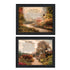 Set Of Two Celebration of Life Black Framed Wall Art