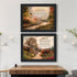 Set Of Two Celebration of Life Black Framed Wall Art