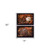 Set Of Two Baseball and Football Black Framed Wall Art