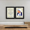 Set Of Two How To Live Quotes Black Framed Wall Art