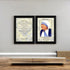 Set Of Two How To Live Quotes Black Framed Wall Art
