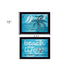 Set Of Two Beach Life 2 Black Framed Print Wall Art