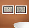 Set Of Two Hot Bath 10 White Framed Print Bathroom Wall Art