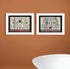 Set Of Two Hot Bath 10 White Framed Print Bathroom Wall Art