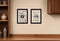 Set Of Two Friendship Journey 2 Black Framed Print Kitchen Wall Art