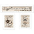 Set Of Three Kitchen Friendship Collection III 2 White Framed Print Kitchen Wall Art