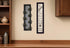 Set Of Two Come On In with Seven Peg Mug Rack 3 White Framed Print Kitchen Wall Art