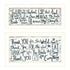 Set Of Two Thank You Lord 1 White Framed Print Wall Art