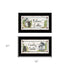 Set Of Two Nature Calls 2 Black Framed Print Bathroom Wall Art