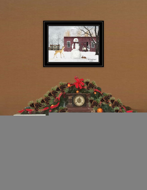 The Friendly Beasts 4 Black Framed Print Wall Art