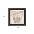 When All Else Fails 4 Black Framed Print Bathroom Wall Art