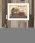 Heart of the Home 6 White Framed Print Kitchen Wall Art