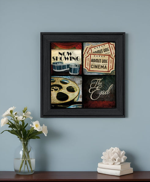 At the Movies I 2 Black Framed Print Wall Art