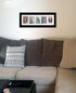 Beach 3 Black Framed Print Wall Art