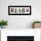 Beach 3 Black Framed Print Wall Art