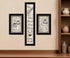 Set Of Three Come On In Black Framed Print Kitchen Wall Art