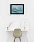 Dockside 3 Black Framed Print Wall Art