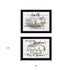 Set Of Two Stays at Grandmas Black Framed Print Wall Art