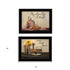 Set Of Two Twice Blessed 2 Black Framed Print Wall Art