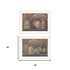 Set Of Two Love Never Fails 1 White Framed Print Wall Art