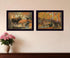 Set Of Two Call of the Wild 2 Black Framed Print Wall Art