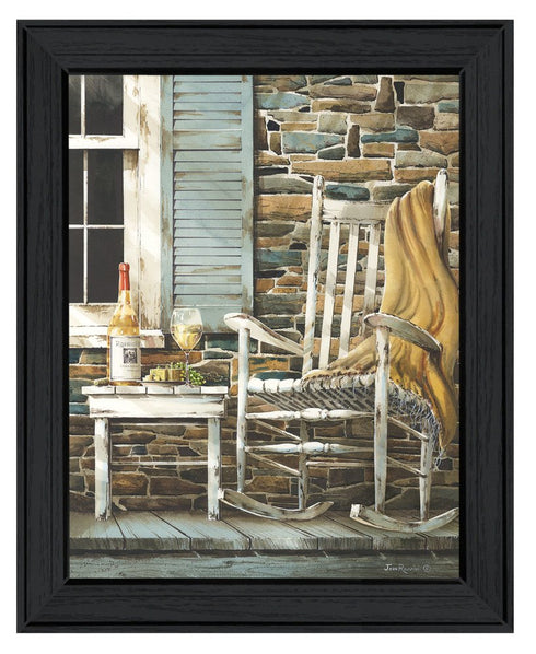 Reflecting Time Black Framed Print Wall Art