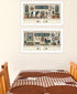 Set Of Two Farm Fresh White Framed Print Wall Art