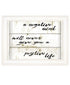 Positive Life Black Framed Print Wall Art