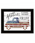 All Hearts Come Home for Love Truck 3 Black Framed Print Wall Art