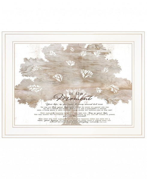 In the Moment 1 Black Framed Print Wall Art