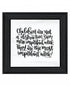 The Most Important Work 3 Black Framed Print Wall Art