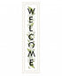 Welcome Sign II 4 White Framed Print Wall Art