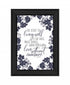 The Secret to Living Well 2 Black Framed Print Wall Art