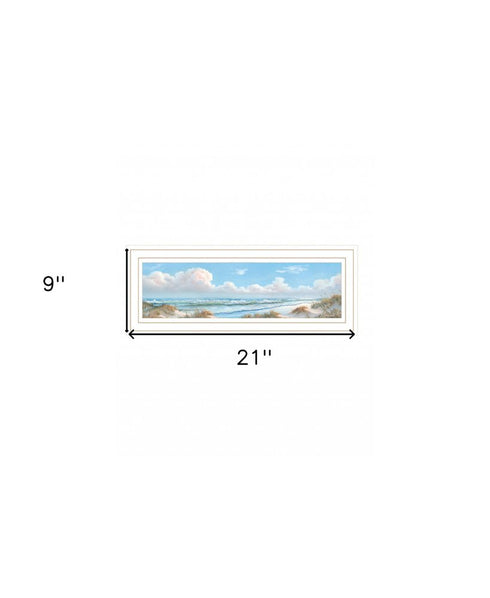 Seascape I 1 White Framed Print Wall Art