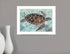 Sea Turtles Collage 1 White Framed Print Wall Art