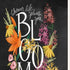 Set Of Two Love and Bloom Black Framed Print Wall Art